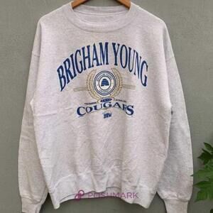 Brigham Young Cougars University Sweatshirt Retro College Sports Goteam
